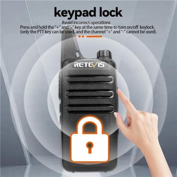 RT22 Two Way Radio Long Range Rechargeable,Portable 2 Way Radio, USB - Picture 4 of 7